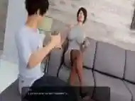 3D art with a busty mom pleasing her horny stepson