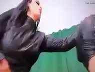 Femdom BDSM mistress makes her gimp slave a little bitch