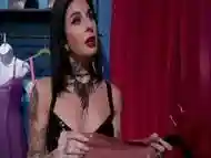 Inked dude gets girlfriend to dress up and fucks her