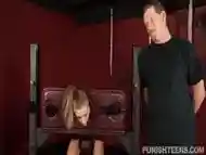 Mesmerizingly sweet ponytail bitch dominated and humiliated by a man