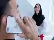 Muslim girl takes off her thongs and enjoys BDSM fuck