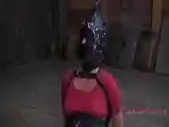 Nasty master puts a bag on slaves head BDSM porn