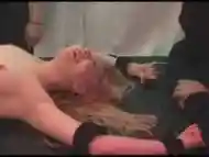 Sluty blondes adore BDSM and getting abused by perverted people