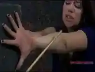 When the camera starts rolling she begs for pain BDSM