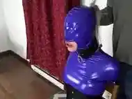 Extreme fetish latex play