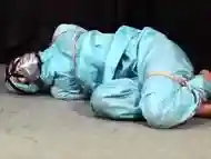 Raincoat bondage