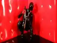 gentle fetish anal actions with latex and bdsm