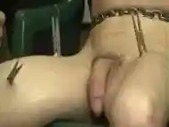 Chained Gay Fed With Hard Cocks