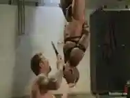 Upside Down Hanging Gay Gives And Receives Head