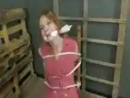 Adorable Redhead Snoop Tied Gagged