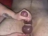 Amazing Wife Squeezes Balls And Gives Great Handjob