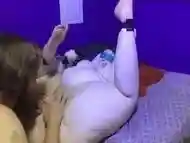 BBW TIED UP AND BLINDFOLDED CREAMY PUSSY WITH MULTIPLE ORGASMS