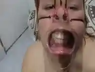 Bbw Bondage Face With Cum On It