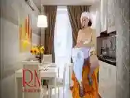 Cinderella Without Panties Sews Dresses For Her Stepmother And Stepsisters. She Is Not Allowed To Masturbate