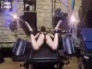 Cute Feet On Display As K Struggles On The Bondage Bed