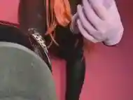 Dominatrix Asmr Leather Teasing Shoes