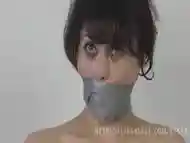 Duct Tape Wrap Gagged 1080p