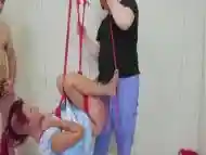 Extreme Painal Pendulum Bdsm Butt Fucking Copulation