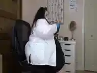 Fat Woman Is Working As A Doctor And Likes To Be Naughty