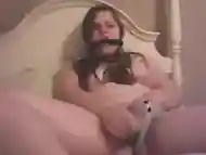 Gagged And Masturbating Teen