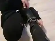 I Allow My Slave To Clean My Boots With His Tongue!