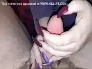 Long Nails In Peehole Torture Handjob