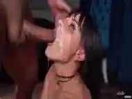 Messy Sloppy Deepthroat For Young Slave