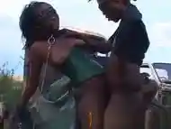 Obedient African amateur getting bounded and fucked hard