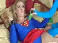 Pair Of Horny Supergirls Playing With Vibrator In Bed