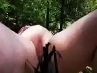 Pussy Whipped On Public Trail