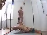 Rope Bondage Suspended