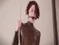 Rubber Choking Breathplay Masturbation