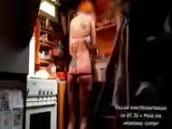 Slave Training: Whipped While Doing The Dishes