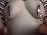 Slutty Meow Teases Her Nipples While Doing Her Finals