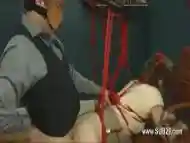 To Much Of Rope And Extreme Bdsm Submissive Sexing