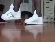 Trampling On Fingers With Adidas Shoes