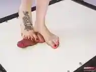 Very Dirty Feet Footjob Stomping And Ballbusting Era