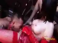 Asian Guy Get Locked Into A Cage By Two Horny Women