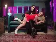 Crazy fetish, anal adult movie with amazing pornstars Cherie Deville and Chanel Preston from Whippedass