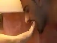 Ridiculously hot bi-racial mistress makes guy worship and lick her ass.