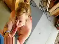 Slave Cocksucker MILF (Handcuffs and Chains)