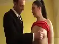 Tuxedo wearing maledom gets hot blowjob from submissive teen