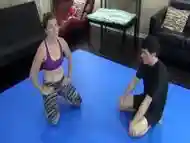 bjj girl dominates guy - strong girls rule