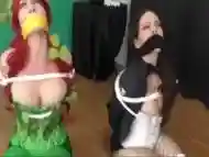 2 Girls Cosplay Bondage Otm Gagged