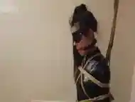 Asian Catsuit Bondage