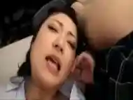 Asian Sits on Teacher Face