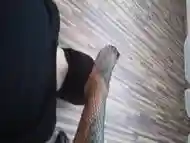 Blonde Tattooed Lady And Her Foot Slave 11 Min