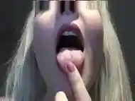 Hardfucked British skank choked and fed with doms jizz