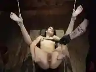 Harmony Wonder in Harmony Wonder: 19 Year Old Tormented and Cums in Grueling Bondage - HogTied