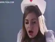 Horny Nurse Is About To Have Fun With Her Lesbian Patient, Until Both Of Them Cum